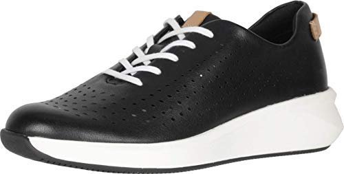 Clarks Damen Juliet Pull Slipper, Schwarz Leder, 36 EU