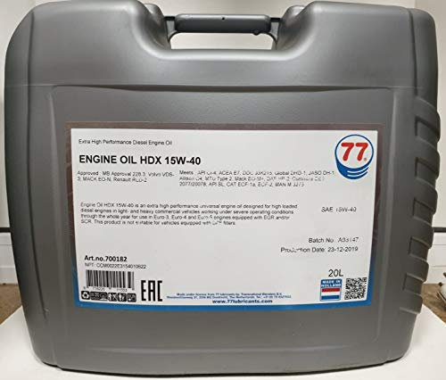 Motor Oil HDX 15w40 20lt