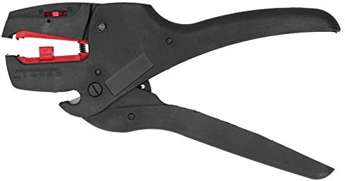 FS-D3A Selbsteinstellende Abisolierzange, PC-Kunststoff und Federstahl, für 0,08-6,0 mm² Massivdraht, Ergonomischer Griff, Korrosionsbeständig