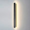 ZTWLEED LED Wandleuchte Innen,44W Wandlampe Innen Moderne Drei Farbtemperaturen 3000K/4000K/6000K Lange Wandleuchte Schwarz für Schlafzimmer Wohnzimmer Korridor Treppenhaus,120CM 110-240V