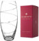 DIAMANTE Swarovski Fassvase „Toast Swirl“ – handgeschliffene Kristallvase mit Swarovski-Kristallen – 30 cm