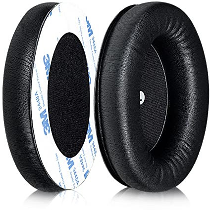 HyperX Earpads Replacement Protein Leather Ear Pads Cushions Cover Repair Parts Compatible with Kingston HyperX Cloud Orbit S-Gaming Headsets (Black)