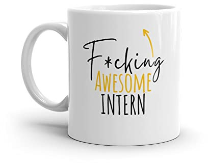 F*cking Awesome Intern-Funny Gift For Intern-Rude Mug For Intern-World's Best Intern-Funny Mug For Intern-Curse Word