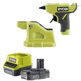 Pack RYOBI Pistolet à colle 18V OnePlus RGLM18-0 - 1 batterie 2.0Ah - 1 chargeur rapide