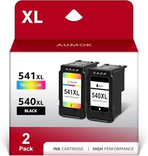 540 541 XL Druckerpatronen Kompatibel für Druckerpatronen Canon 540 541 Kompatibel für Pixma TS5150 TS5151 MG3650s MG3650 MG3150 MG3550 MG3600 MG4200 MX475 PG540XL Schwarz CL541XL Dreifarbig