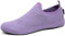 SAGUARO Pantofole Uomo Donna Ciabatte Traspiranti Leggere Pantofola per Casa Comode Antiscivolo, Viola 46/47EU