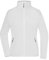 James & Nicholson Damen Microfleece Jacke - Leicht taillierte Jacke aus Anti-Pilling Microfleece | Farbe: white | Grösse: M