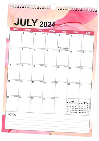 MAGICLULU Ganzjähriger Wandkalender Urlaubskalender Zum Aufhängen Englischer Monatsplaner Für Büro Und Zuhause