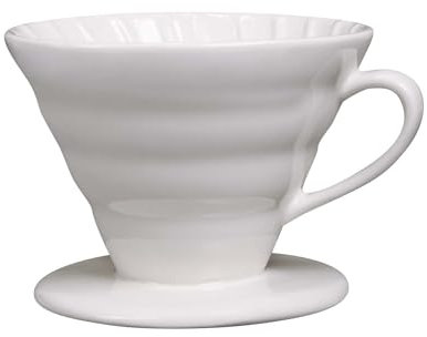 Pfefferdieb Keramik Kaffefilter Handfilter für Kaffee | Größe Filtertüte 101 u. V60 | hochwertiger Pour Over Dauerfilter | spülmaschinenfest