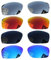 Acefrog 4 pares de lentes polarizadas de repuesto para gafas de sol Oakley Conductor 8 OO4107, ajuste perfecto, inastillables, antiarañazos, paquete económico, multicolor, Talla única
