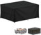 LAMUNI Housse Salon de Jardin 220x130x85cm Housse de Protection pour Meubles de Jardin, 420D Oxford Tissu Housse Table de Jardin Imperméable Bache Salon de Jardin Exterieur, Anti-UV, Rectangulaire