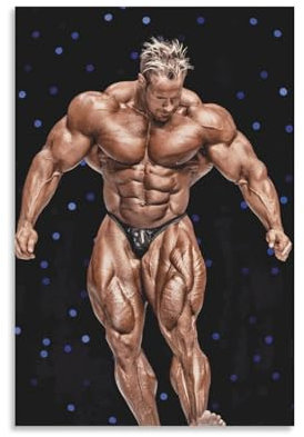 TSNKNP Body Building Jay-Cutler Poster Dekorative Malerei Leinwand Wandkunst Wohnzimmer Poster Schlafzimmer Malerei,Wandkunst Bilddruck Moderne Familienzimmer Dekor 12x18inch(30x45cm)