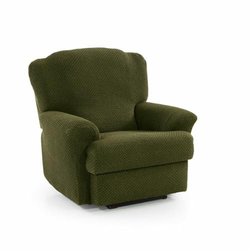 SOFASKINS® Funda para Sillon Relax reclinable, Funda Sillon súper elástica, Funda Sofa con diseño Exclusivo, Transpirable y Duradera, Funda para sofá fácil de Colocar. Medida 70-90Cm. Color Verde