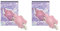 Foamie 2in1 Festes Shampoo & Duschgel Kinder, Shampoo Mädchen mit Bio-Mandelöl und Pfirsich für bessere Kämmbarkeit, Mild zu Haut und Haar, 100% Vegan, Plastikfrei, 80g (Packung mit 2)