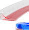 Seuil De Douche Barrage D'eau Pliable，3 m Silicone Barrière de douche Autocollante,Joint Porte Douche Barrage de douche Anti Débordement pour Baignoire,La Cuisine Et La Salle De Bain,Transparent
