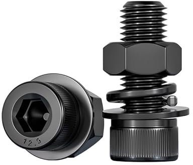 ORANXIN M12 x 100mm 1 Pcs Klasse 12.9 Hochfester Innensechskant Zylinderkopfschrauben Unterlegscheiben Mutter Bolzen Sets Fassungskappen Bolzen Tassenkopf Kombinationen Schrauben