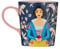 Disney Store Official Tazza Biancaneve (2025), 545 ml, tazza blu marino con manico rosa e immagini di Biancaneve e della matrigna cattiva, adatta per microonde e lavastoviglie