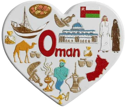 Oman Tourist Souvenir 3D Kühlschrankmagnet Kühlschrankdekoration Magnete