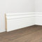 Battiscopa Legno BIANCO Laccato RAL 9010 - Modello Ducale - 95 x 15 mm - Asta da 2,4 Metri