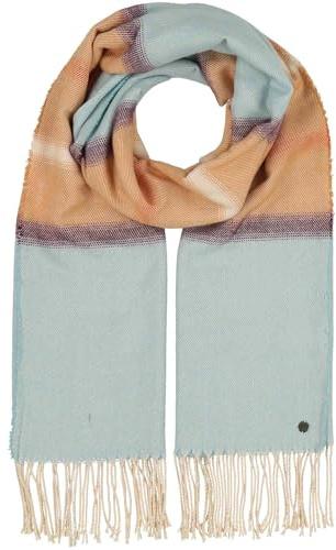 Glitzernder Schal mit Streifen-Design | Weich & Fluffig | Fransen | 60 x 210 cm | 100% Polyester | Für Damen