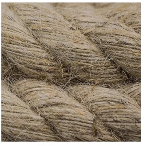 Corda Canapa Naturale Corda di iuta naturale in canapa (40 mm x 2/3/4/10 m) Spago resistente for lavori artigianali, giardinaggio, decorazione amache