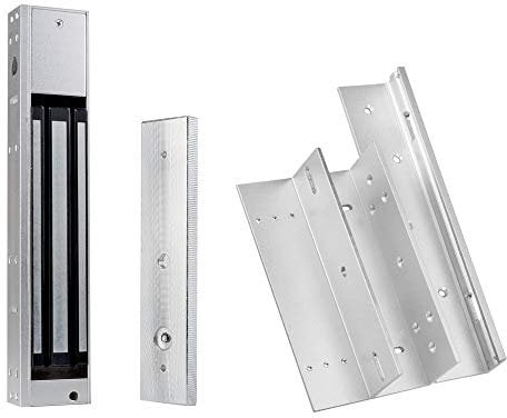 HFeng Electromagnetic 280KG (600lbs) Magnetic Lock Access Control With ZL Bracket DC12V Fail Safe for Single Door