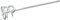 DEWEPRO Mélangeur Hélicoïdal - Tige Mélangeuse Double Spirale Galvanisée, forma a doppia spirale, ø95x500mm, Mélangeur à Mortier pour Peinture, Colle, Plâtre et Matériaux Pâteux, Compatible Perceuse