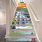 FLFK 3D Cascada flores paisaje autoadhesivos Pegatinas de Escalera pared pintura vinilo Escalera calcomanía Decoración 39.3 pulgadas x7.08 pulgadas X 13Piezas