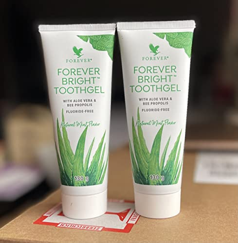QJWm 2 x Forever Bright Zahngel – Enthält Bienenpropolis – Schützt Zähne & Zahnfleisch – Bekämpft Plaque, Für Kinder & Erwachsene, Nicht-Fluorid-Formel, Kein Tier Von Produkten Geeignet für Vegetarier