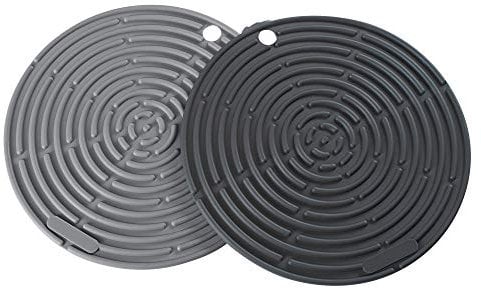 Lurch 70264 Topfuntersetzer und Topflappen aus aus 100% BPA-freiem Platin Silikon 2er Set