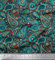 Soimoi Grun Poly Georgette Stoff Blumen & Paisley Stoff drucken 1 Meter 52 Zoll breit