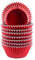 Xlloest Cupcake-Papierförmchen Muffin aus Metallfolie Standard, 200 Stück Rot