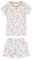 Sense Organics Jula Retro Short Pyjama Palm Tree - kurzer Mädchen Schlafanzug (Numeric_128)