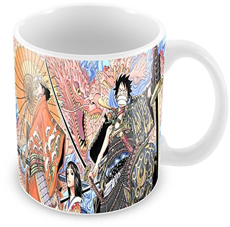Old Luffy One Piece Japanese Anime Mug