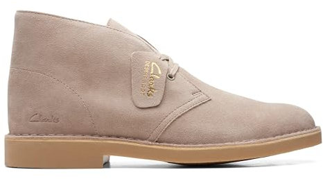 Clarks Men’s Desert Boot Evo, Sand Suede, 44 EU