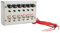 KIMISS Wippschalter-Panel, DC12V 24V 15A 6-Gang-Kippschalter-Panel mit Sicherungen, LED-Anzeigen, Polierter Edelstahl für Rennwagen, Wohnmobile, LKWs