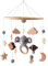 Mobile Baby Babybett Mobile Baby Holz Bettglocke Windspiel Sterne Elefant Handgemacht Mobiles Kinderzimmer Decor Geschenk für Baby Mädchen oder Jungen (Elefant)