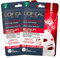 L'Oréal Paris Revitalift Laser X3 Masque facial anti-âge en tissu triple action raffermit illumine et lisse la peau effet bandage avec acide hyaluronique et peptide - 2 boîtes de 1 application