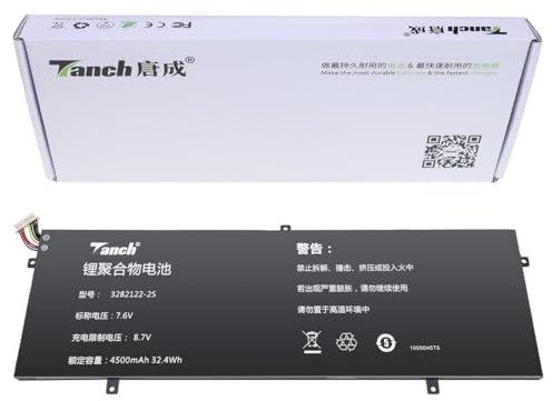 Tanch Laptop-Akku für Jumper Ezbook 3S 3 Pro V4 EZbook 3L Pro Peaq Slim S130 Trekstor Surfbook A13B Primebook C11 (7.7V 5500mAh)