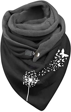 Damen Schal Winter，Damenschal Grau Winter Kleidung Flauschig Schal Dreieck Pink Dreieckschal Rundschal Herbst Kariert Dreiecksschal Wickelschal Dreieckstücher