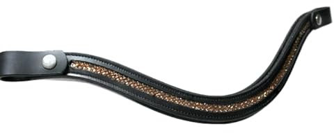 Stirnriemen Leder mit schnell Exchange System (Shetty)