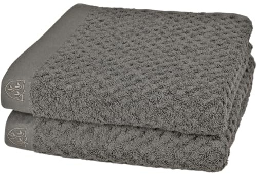 Ross Uni-Walk Handtücher Harmony Farbfond Graphit, Handtuch 50x100 cm