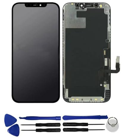 OYOG Replacement for Apple iPhone 12 Pro (A2407, A2341, A2406, A2408) Touch Screen Digitizer Assembly LCD Display (No Bezel Frame) Black
