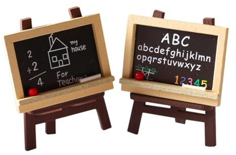 Toyvian 1 Set Miniatur-staffeleien Aus Holz Puppenhaus-staffelei Steht Für Miniatur-szenen Und Spielzeug-dekorationen