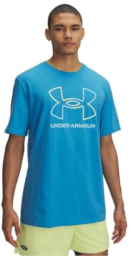 Under Armour Mens UA Foundation Short Sleeve Blue/Yellow L