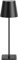 SQUADO - Lampada da Tavolo LED, Lampada da scrivania senza Fili, Dimmer 3000-6500K, IP54 Impermeabile Lampada Ricaricabile da Tavolo per Interno Esterno Ufficio Camera (Nero)