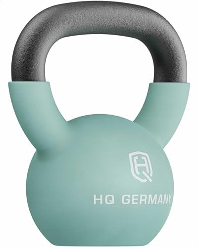 HQ Germany® Neopren Kettlebell | Vollguss | 2-32kg | Starter-Sets | ±2,0% Gewichtstoleranz, Gewicht:06KG