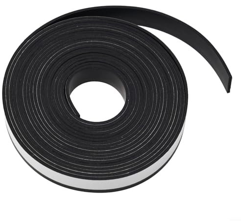 EpheyFIF 194418-6 Gummi-Splitterführung, Führungsschiene Splitterschutz, Schienensäge Führungsschienen 5 Meter Länge, Führungssplitterschutz für Sägeschiene