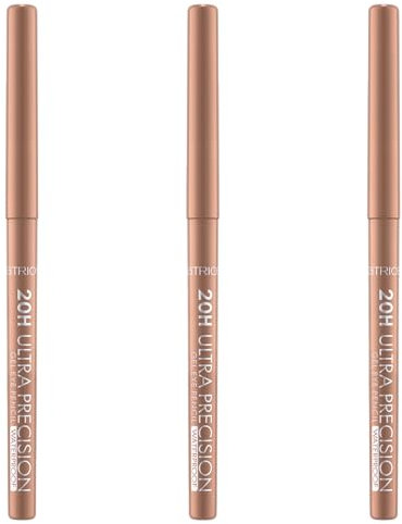 Catrice 20H Ultra Precision Gel Eye Pencil Waterproof, Nr. 110, langanhaltend, definierend, sofortiges Ergebnis, vegan, wasserfest, ohne Mikroplastikpartikel, Nanopartikel frei, 3er Pack (3x0.08g)