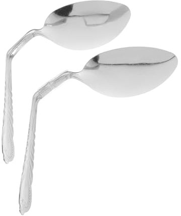 ifundom Juego de 2 Cucharas para Doblar La Juguete de Broma Accesorios para Doblar Cucharas para Actuación de Mago